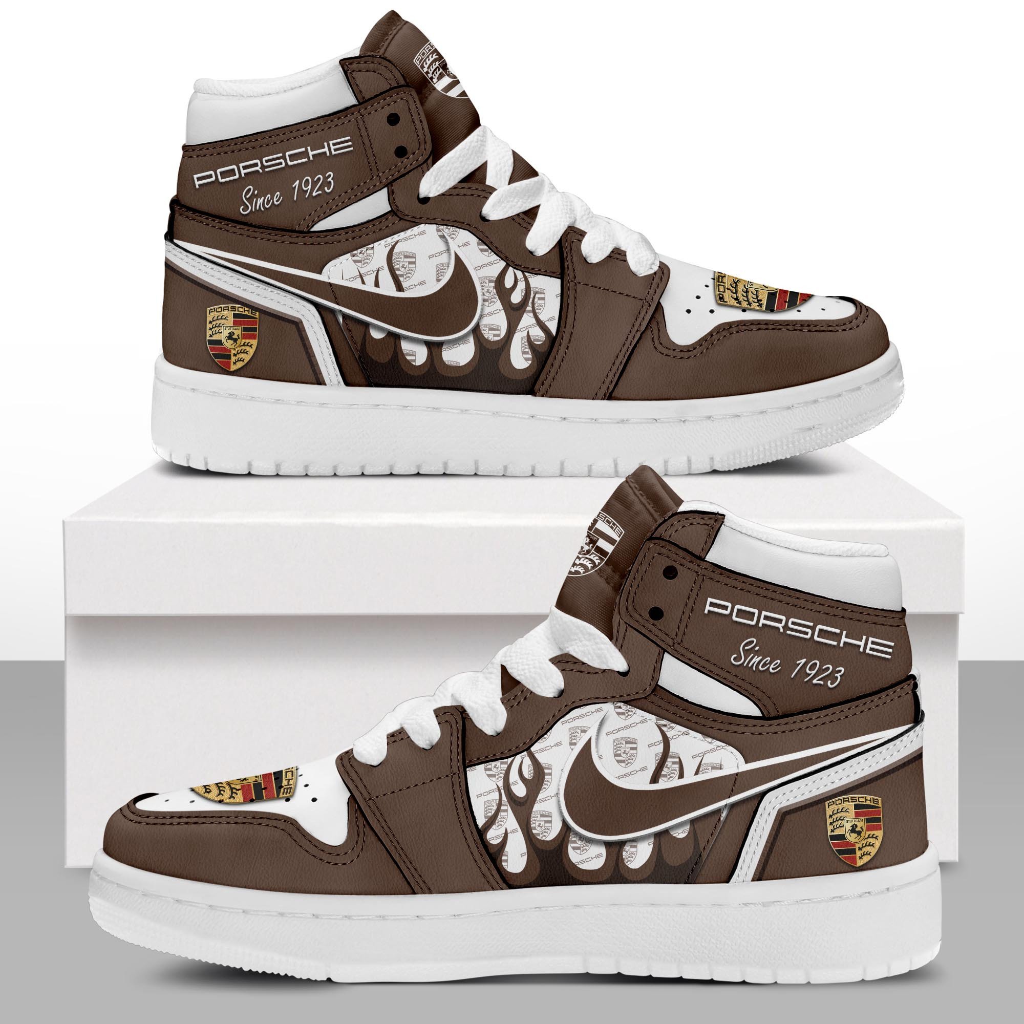 JWFancy Porsche AJ1 High Sneakers Shoes For Men And Women