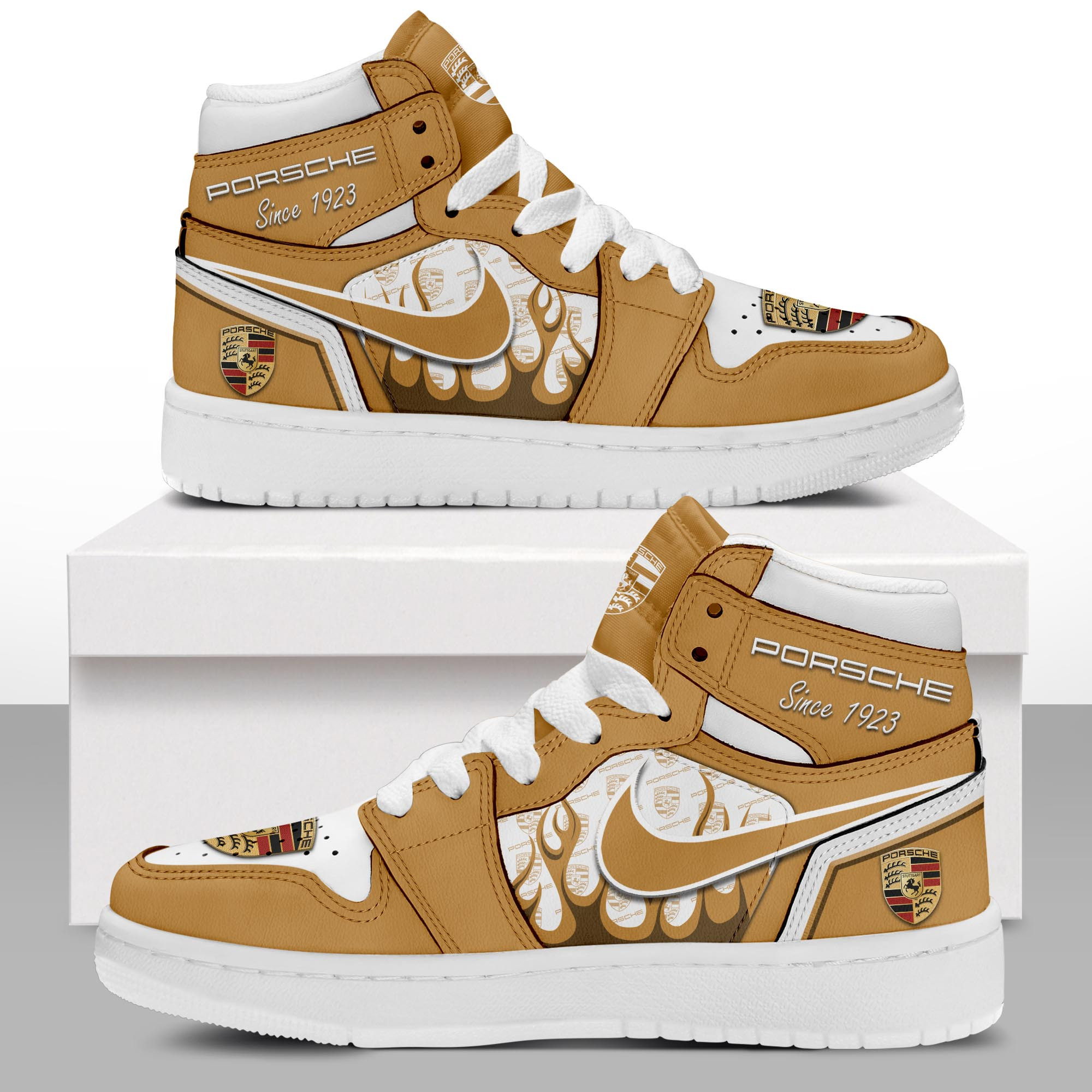 JWFancy Porsche AJ1 High Sneakers Shoes For Men And Women