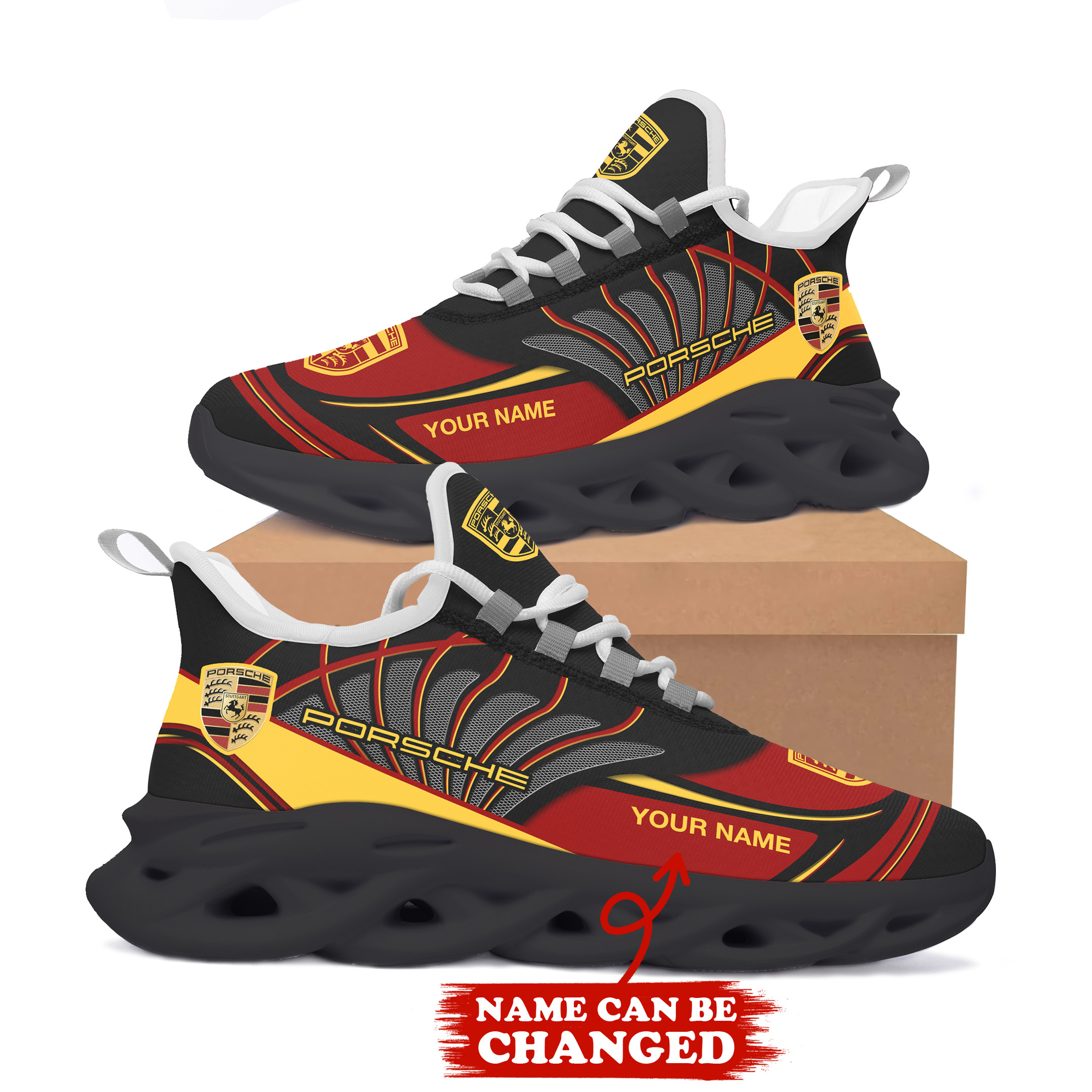JWFancy Porsche Max Soul Shoes Sneakers For Men And Women