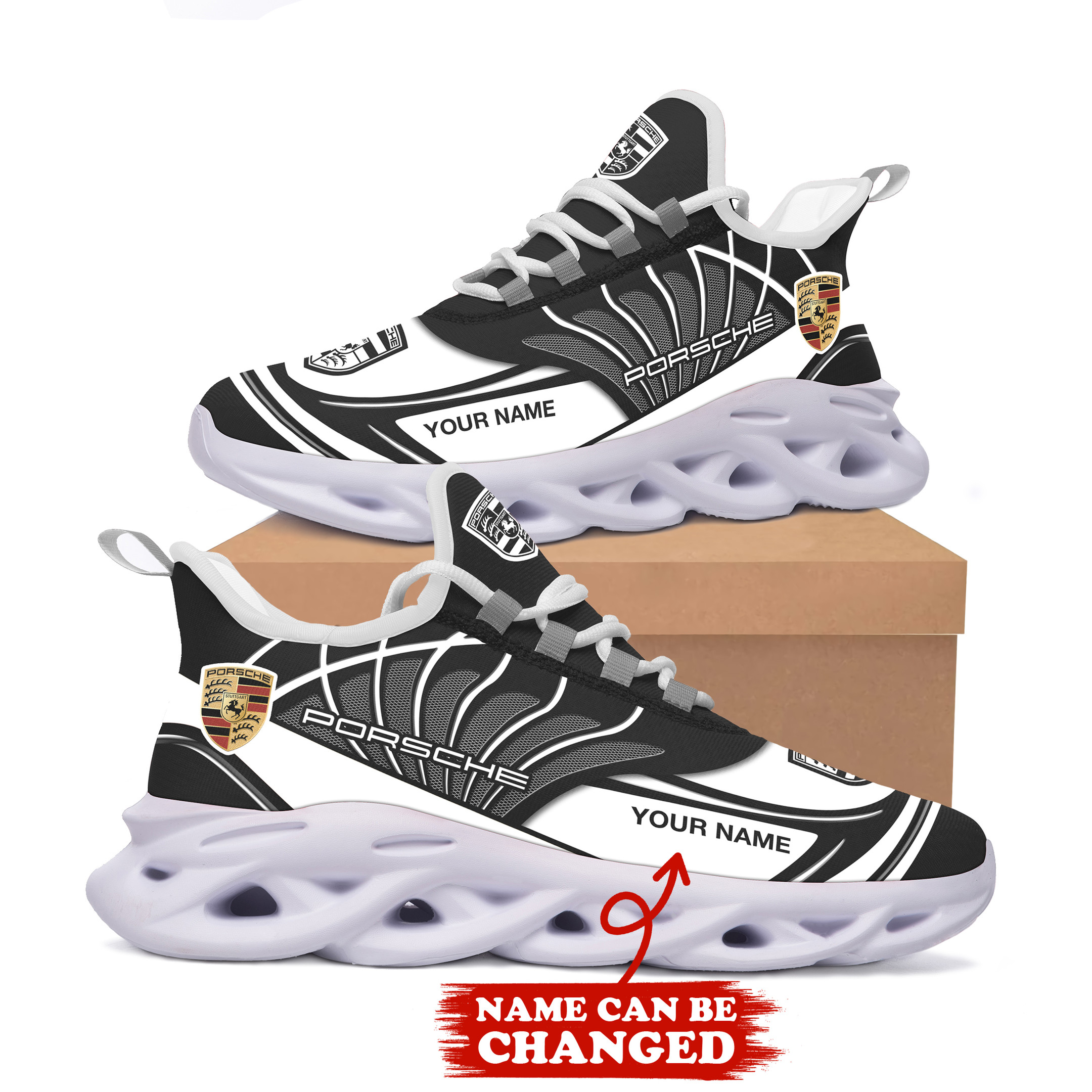 JWFancy Porsche Max Soul Shoes Sneakers For Men And Women