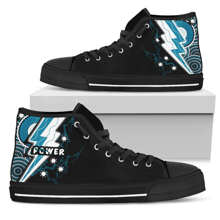 JWFancy Port Adelaide High Top Canvas Sneakers Shoes For Men And Women