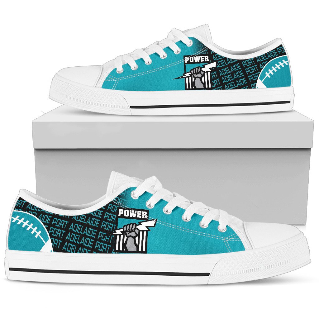 JWFancy Port Adelaide Low Top Canvas Sneakers Shoes For Men And Women