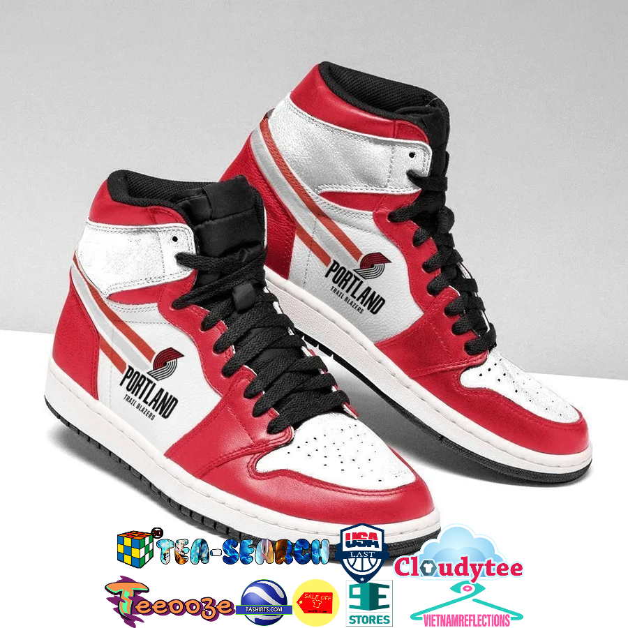 JWFancy Portland Trail Blazers NBA AJ1 High Sneakers Shoes For Men And Women