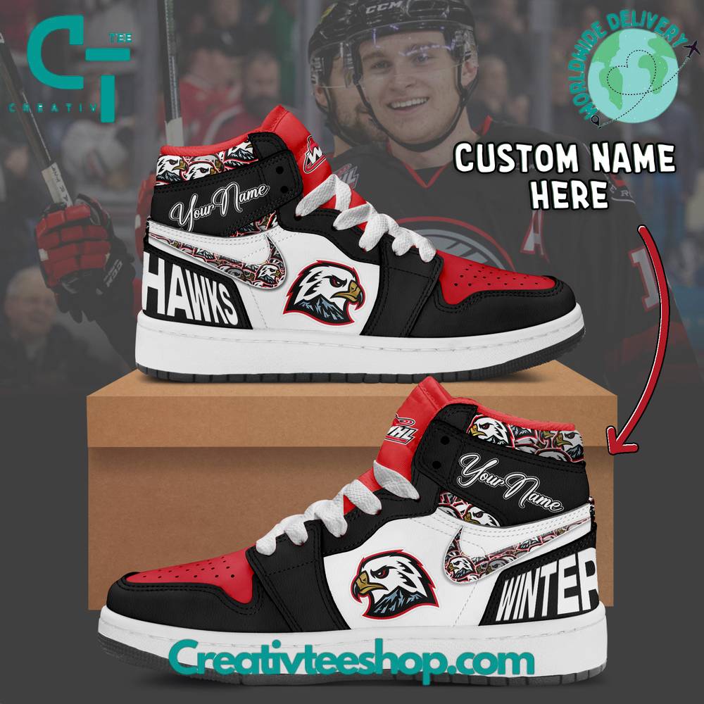 JWFancy Portland Winterhawks AJ1 High Sneakers Shoes For Men And Women
