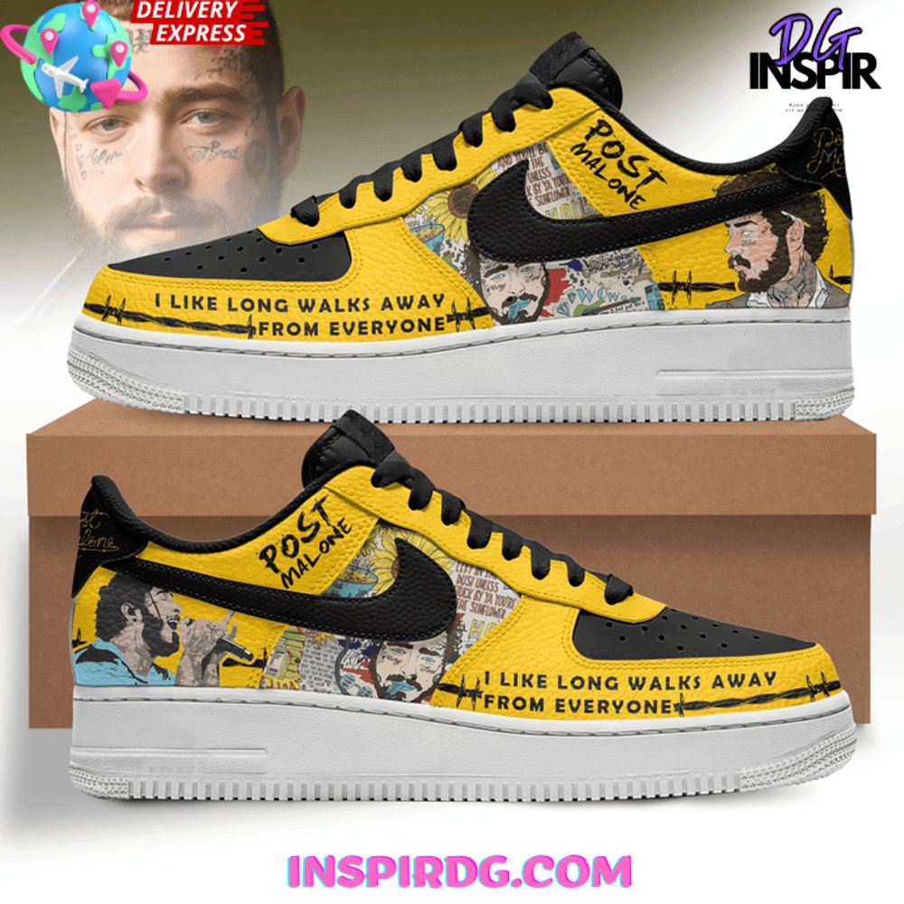 JWFancy Post Malone Air Low-Top Sneakers Shoes For Men And Women