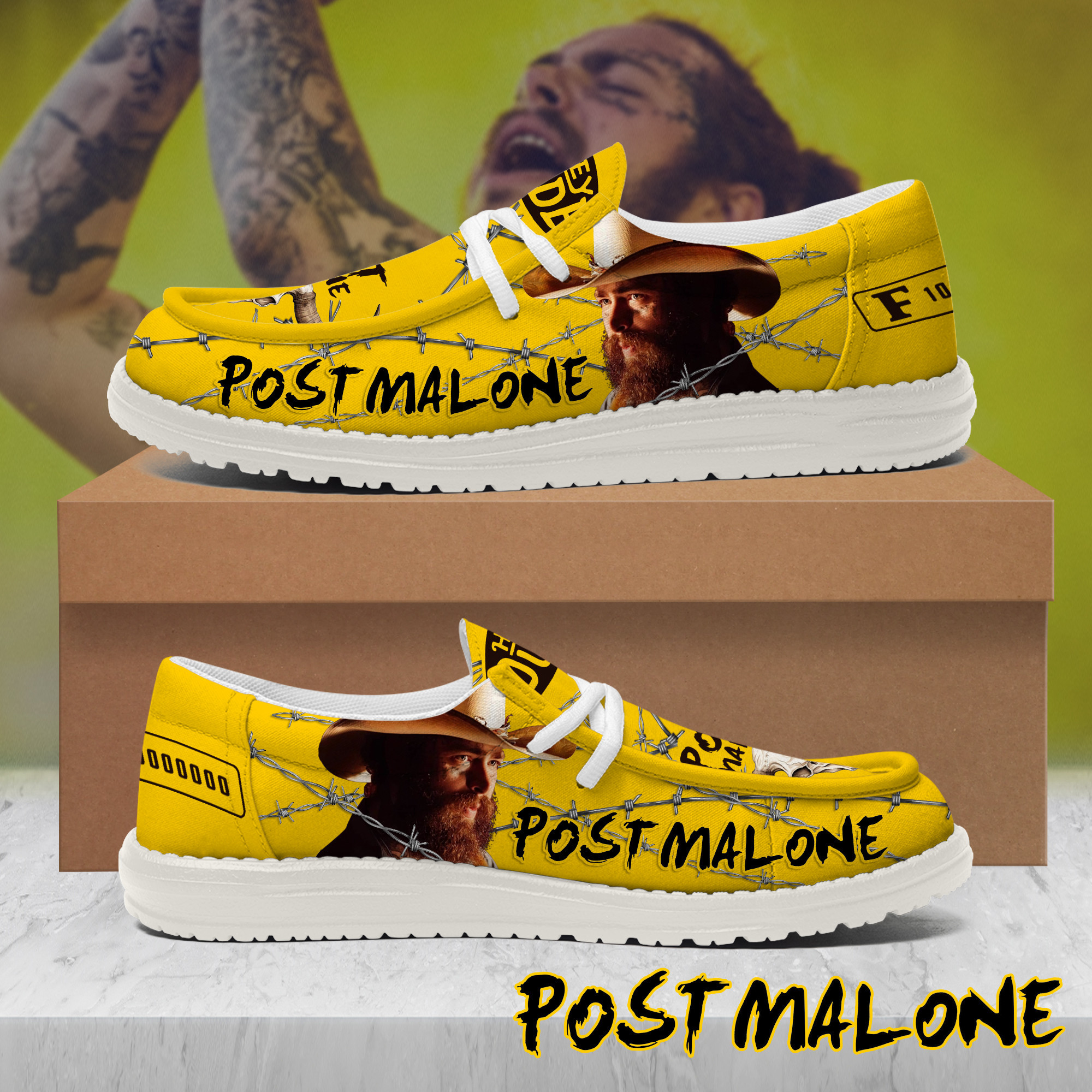 JWFancy Post Malone – Custom Name Hey Dude