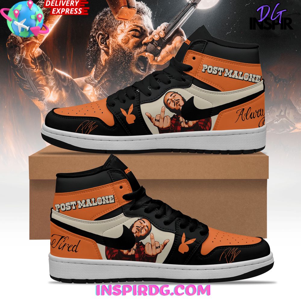 JWFancy Post Malone High Sneakers Shoes For Men And Women