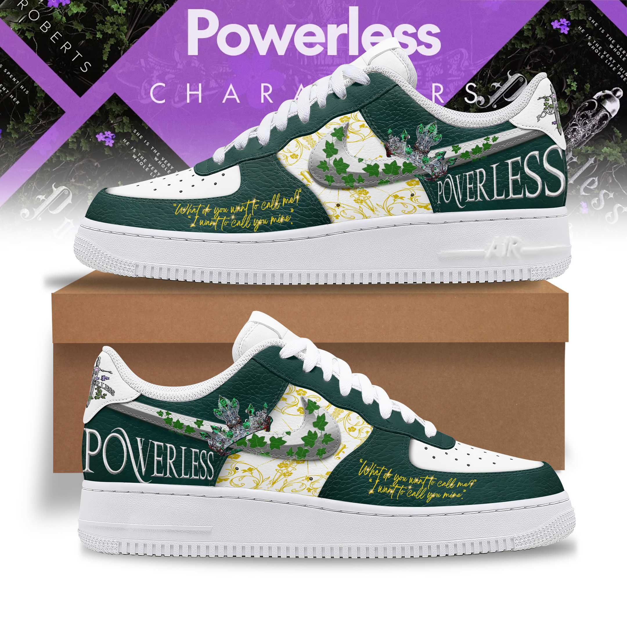 JWFancy Powerless Air Low-Top Sneakers Shoes For Men And Women