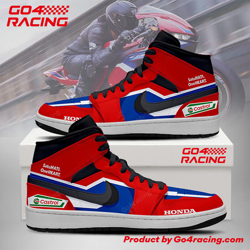 JWFancy Pramac Racing Yamaha AJ1 High Sneakers Shoes For Men And Women