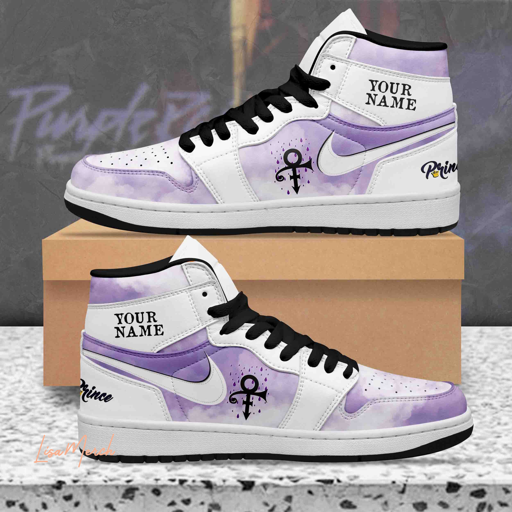 JWFancy Prince AJ1 High Sneakers Shoes For Men And Women
