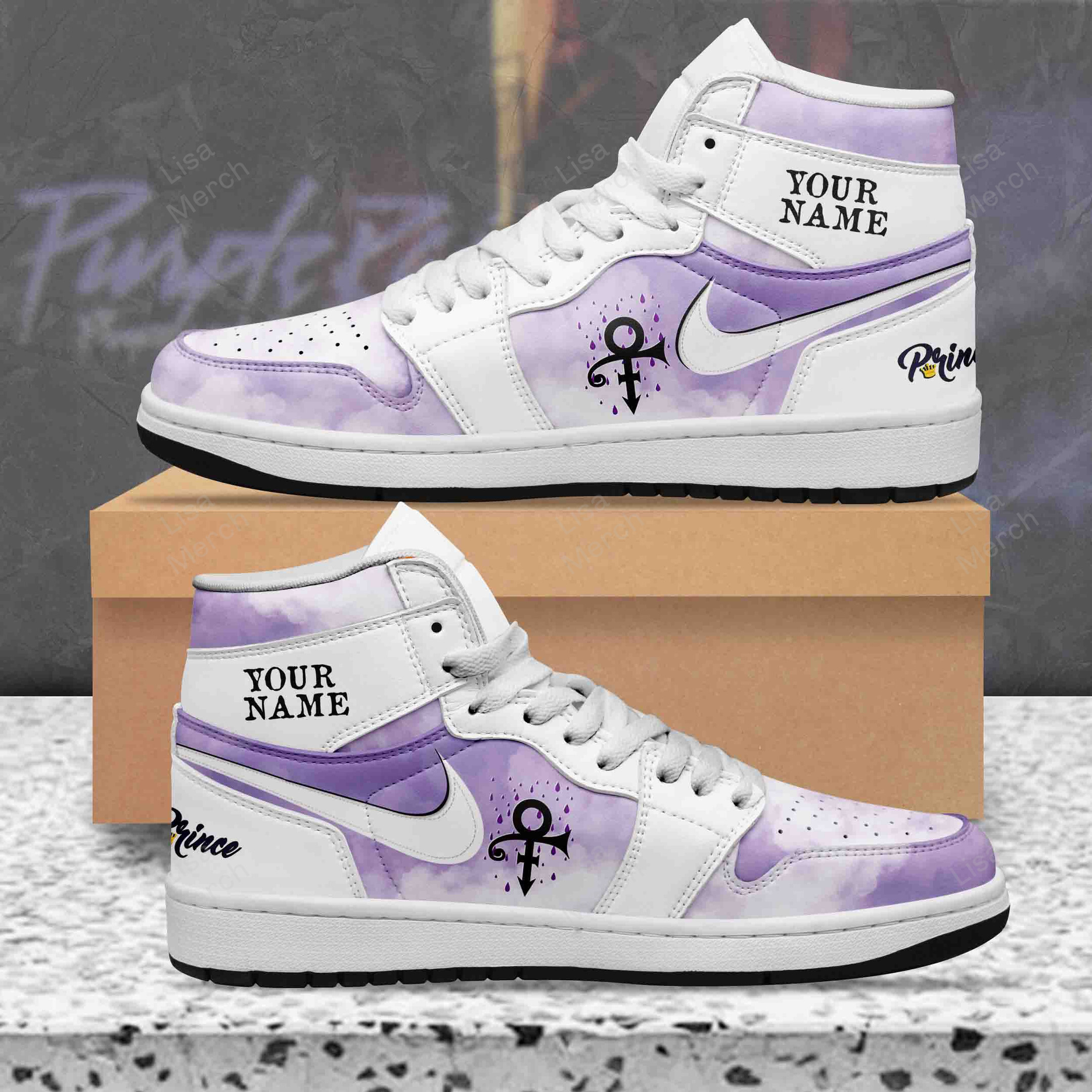 JWFancy Prince AJ1 High Sneakers Shoes For Men And Women