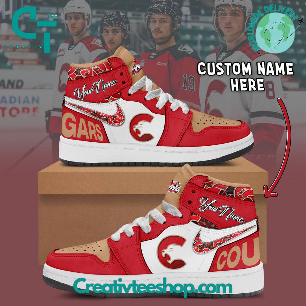 JWFancy Prince George Cougars AJ1 High Sneakers Shoes For Men And Women