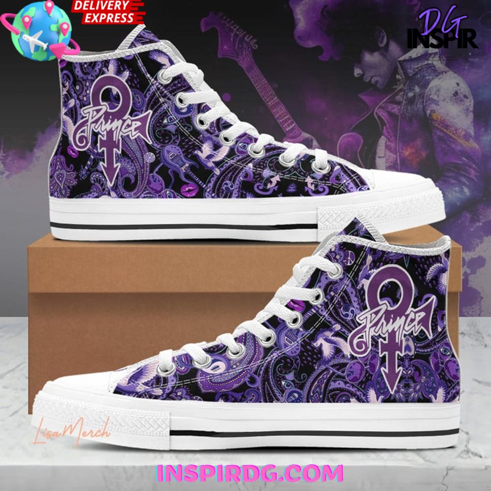 JWFancy Prince High Top Canvas Sneakers Shoes For Men And Women