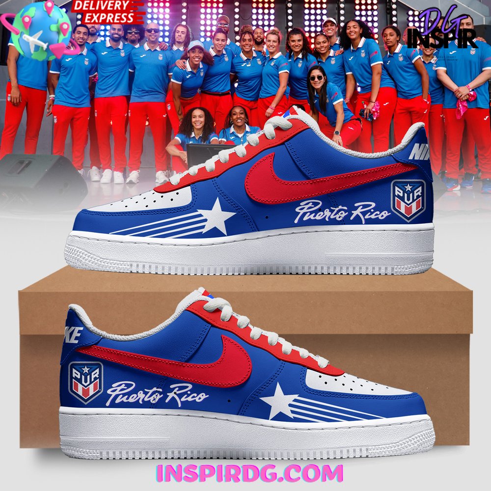 JWFancy Puerto Rico Air Low-Top Sneakers Shoes For Men And Women