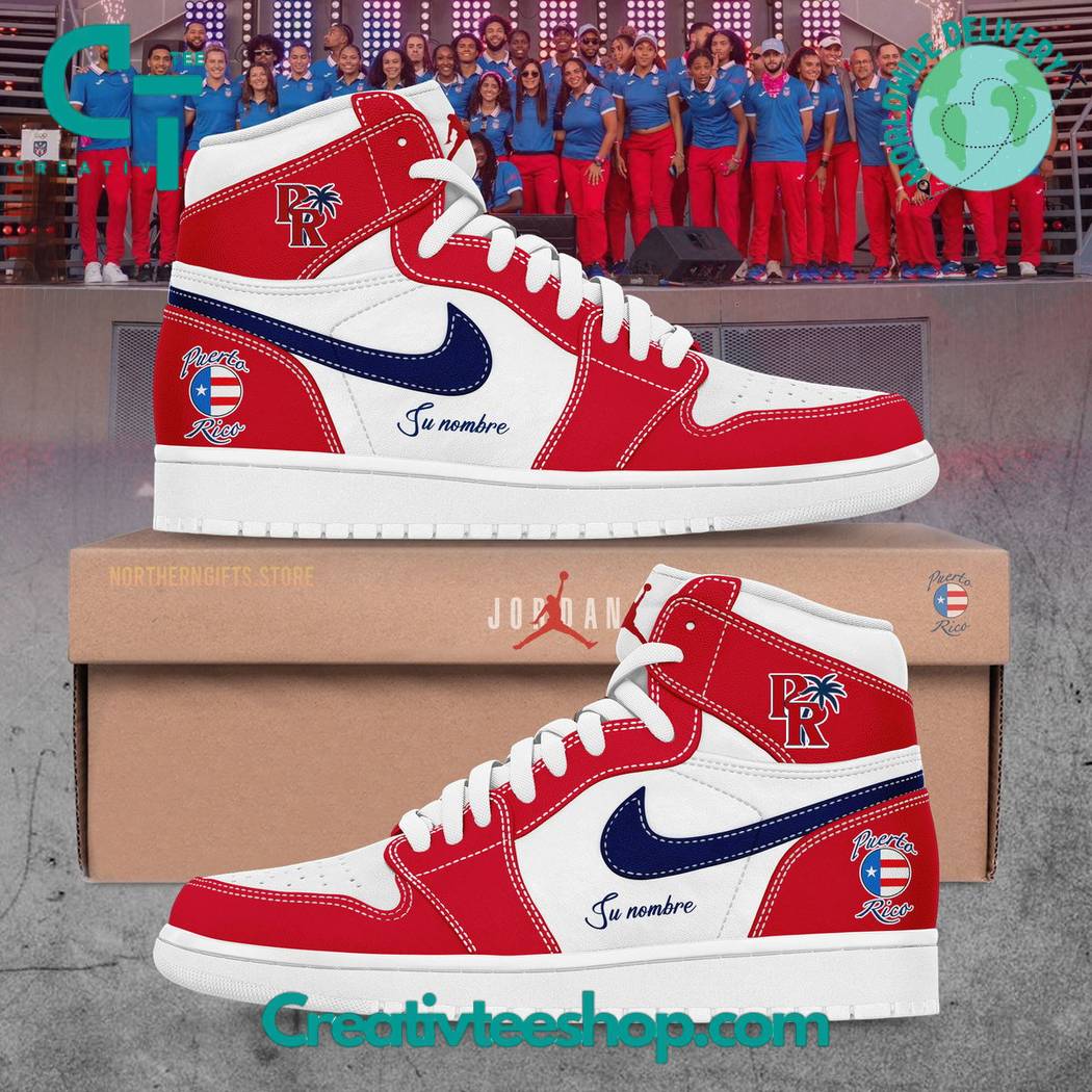 JWFancy Puerto Rico AJ1 High Sneakers Shoes For Men And Women