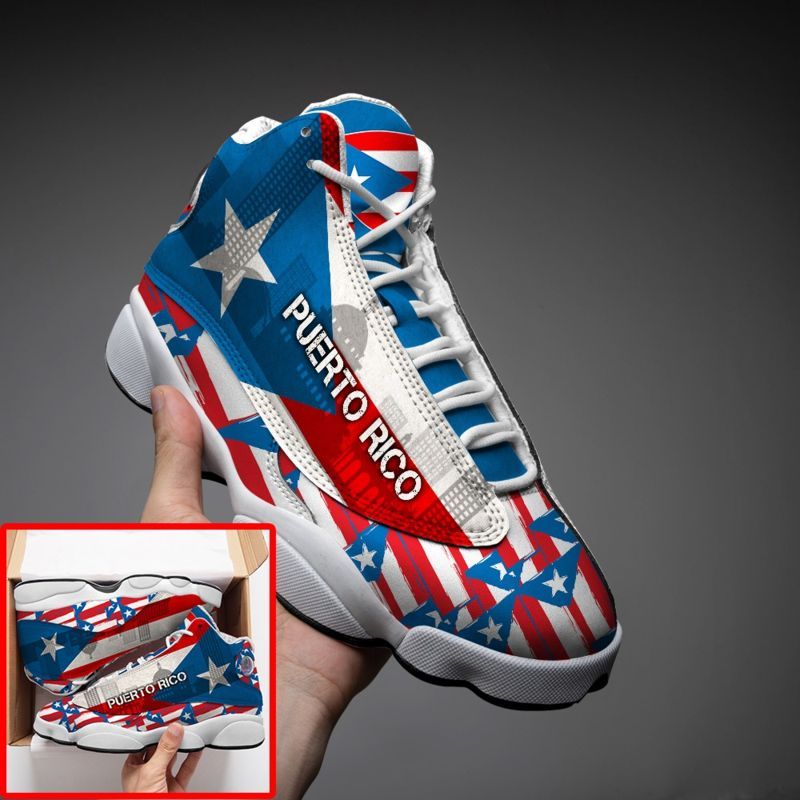 JWFancy Puerto Rico  AJ13 Sneakers Shoes For Men And Women