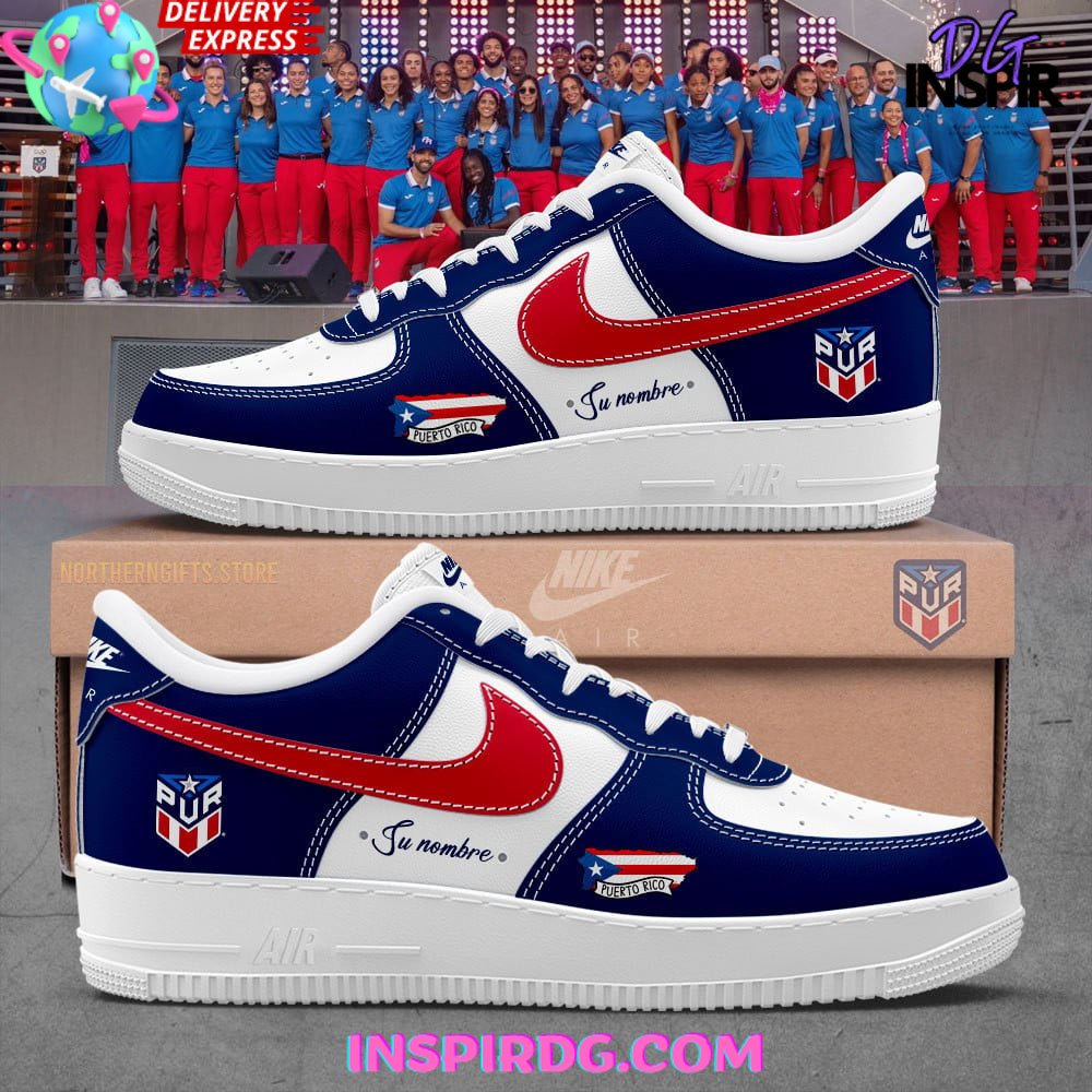JWFancy Puerto Rico Basketball Air Low-Top Sneakers Shoes For Men And Women