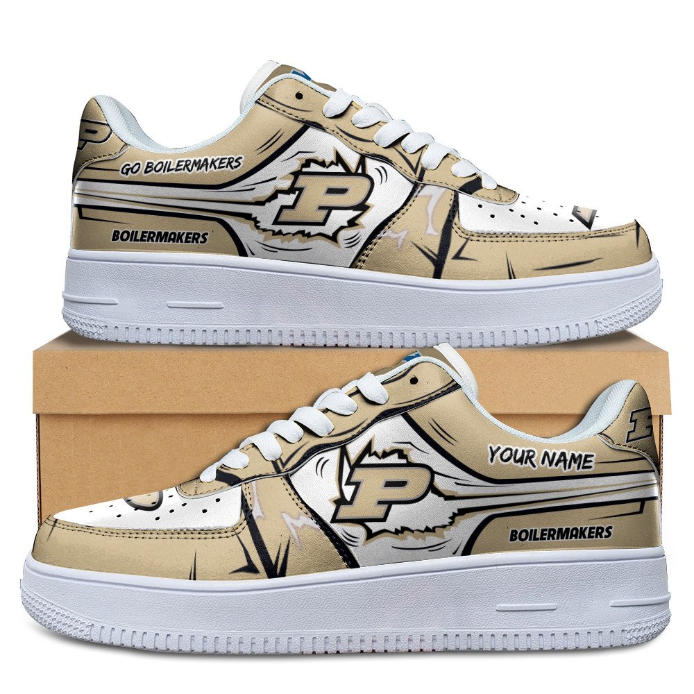 JWFancy Purdue Boilermakers Air Low-Top Sneakers Shoes For Men And Women