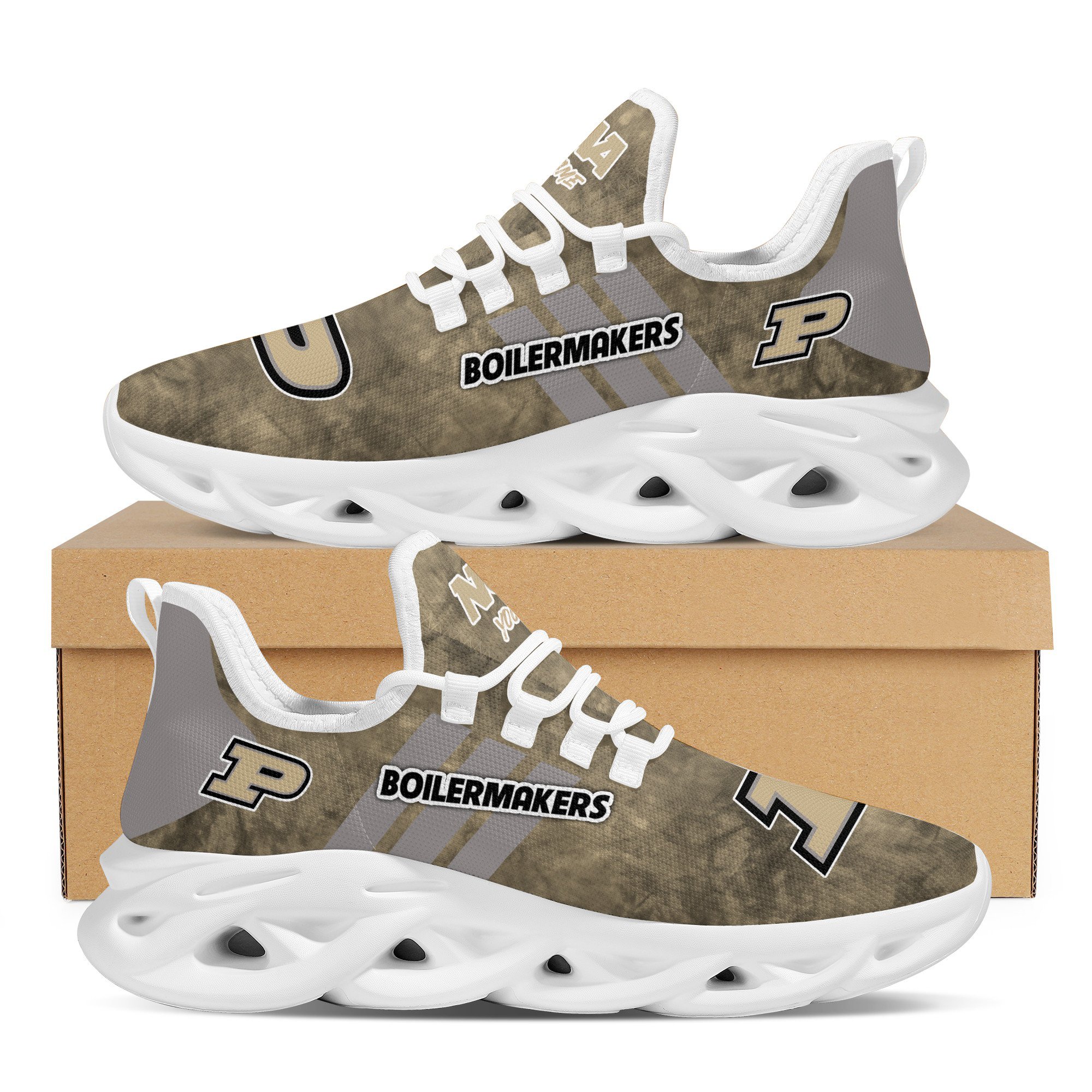 JWFancy Purdue Boilermakers Max Soul Shoes Sneakers For Men And Women