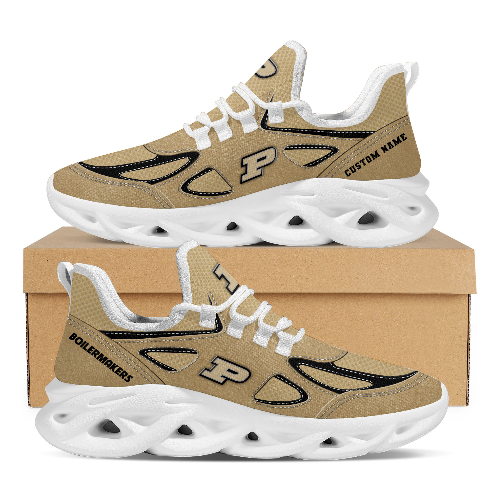 JWFancy Purdue Boilermakers Max Soul Shoes Sneakers For Men And Women
