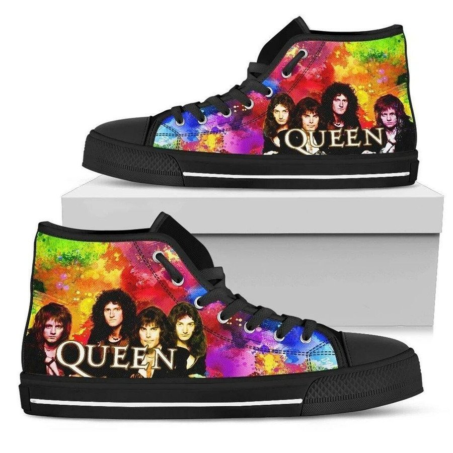 JWFancy Queen High Top Canvas Sneakers Shoes For Men And Women