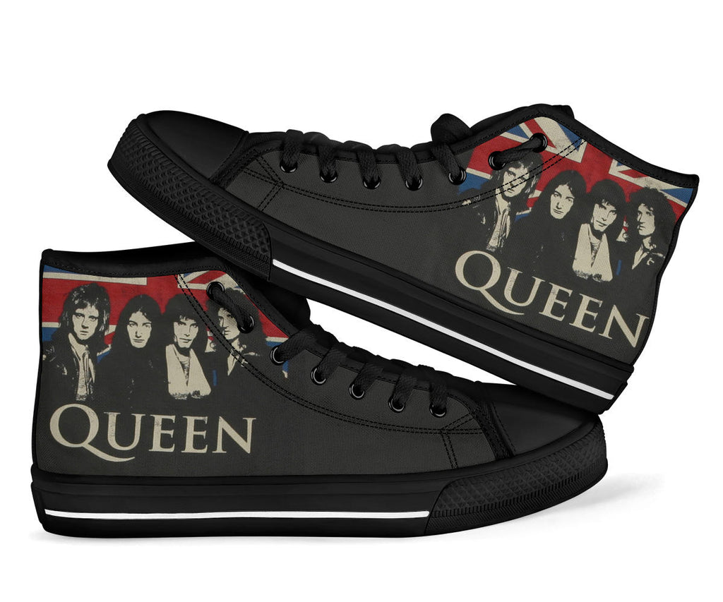 JWFancy Queen High Top Canvas Sneakers Shoes For Men And Women