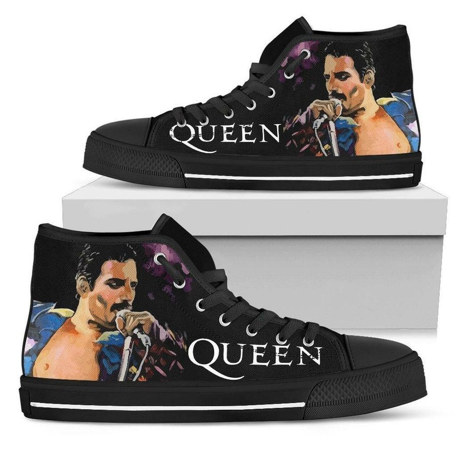 JWFancy Queen High Top Canvas Sneakers Shoes For Men And Women