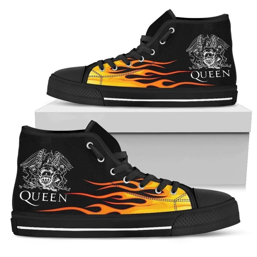 JWFancy Queen High Top Canvas Sneakers Shoes For Men And Women