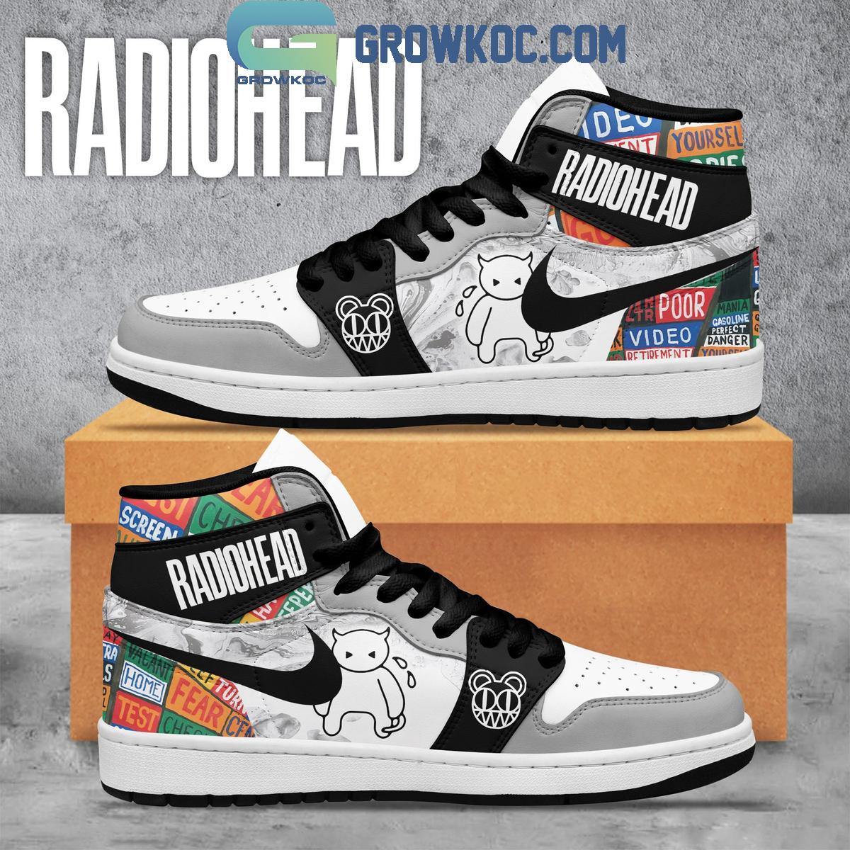 JWFancy Radiohead AJ1 High Sneakers Shoes For Men And Women