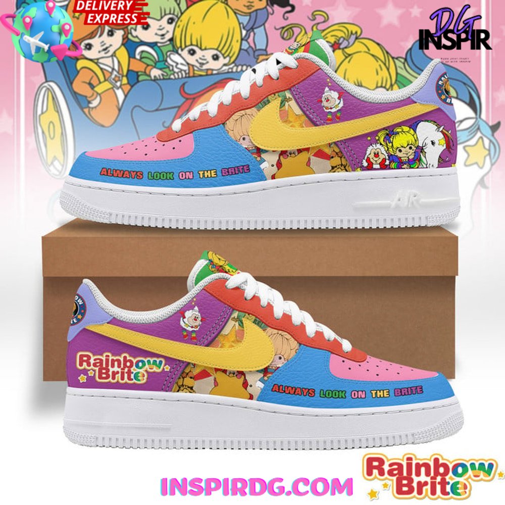 JWFancy Rainbow Brite Air Low-Top Sneakers Shoes For Men And Women