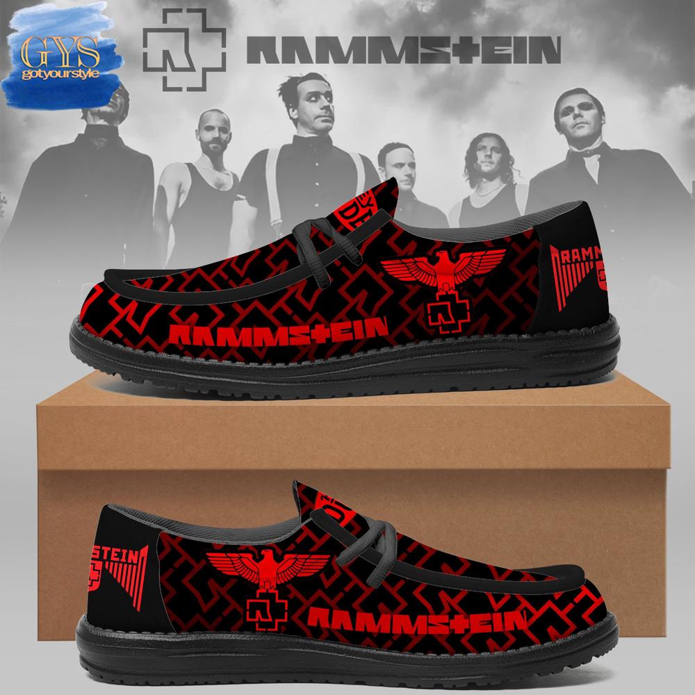 JWFancy Rammstein Hey Dude Shoes Wally Men's Lace Up Loafers Comfortable For Men And Women