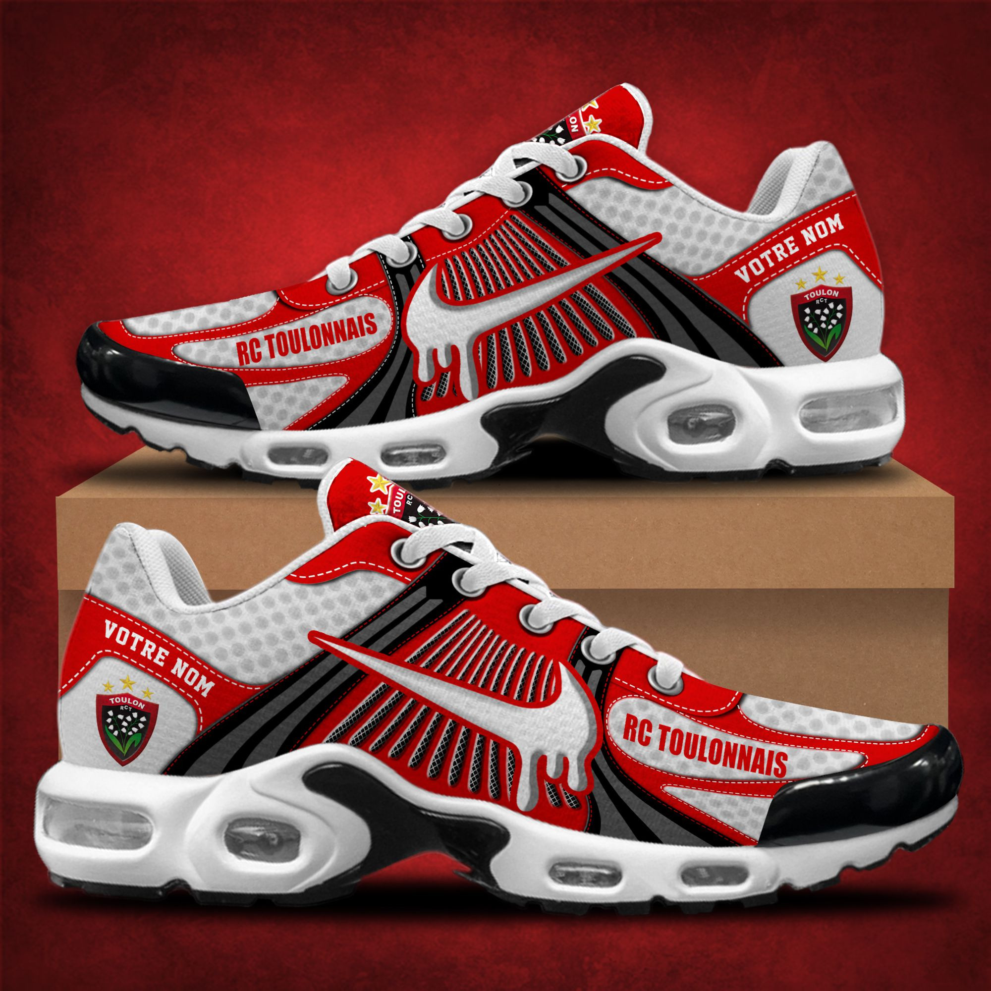 JWFancy RC Toulonnais TN Shoes Sneakers For Men And Women