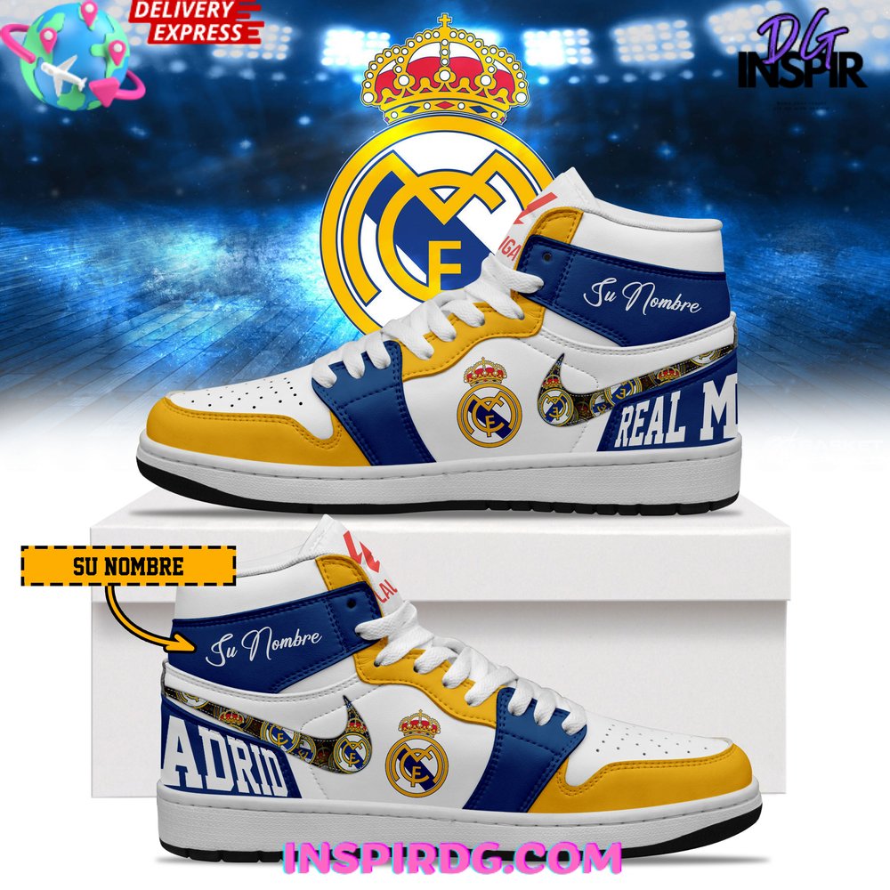 JWFancy Real Madrid Air Low-Top Sneakers Shoes For Men And Women