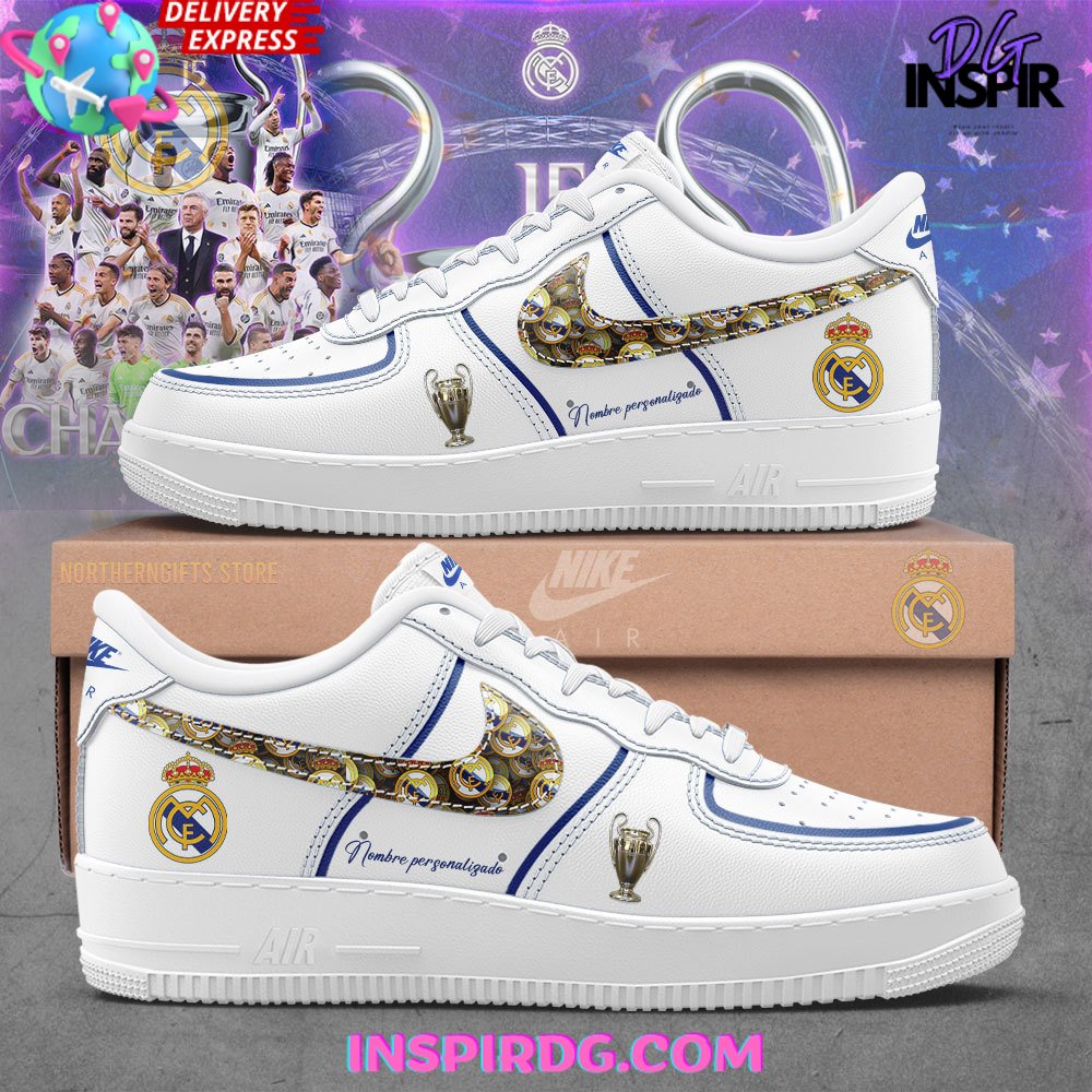 JWFancy Real Madrid Air Low-Top Sneakers Shoes For Men And Women
