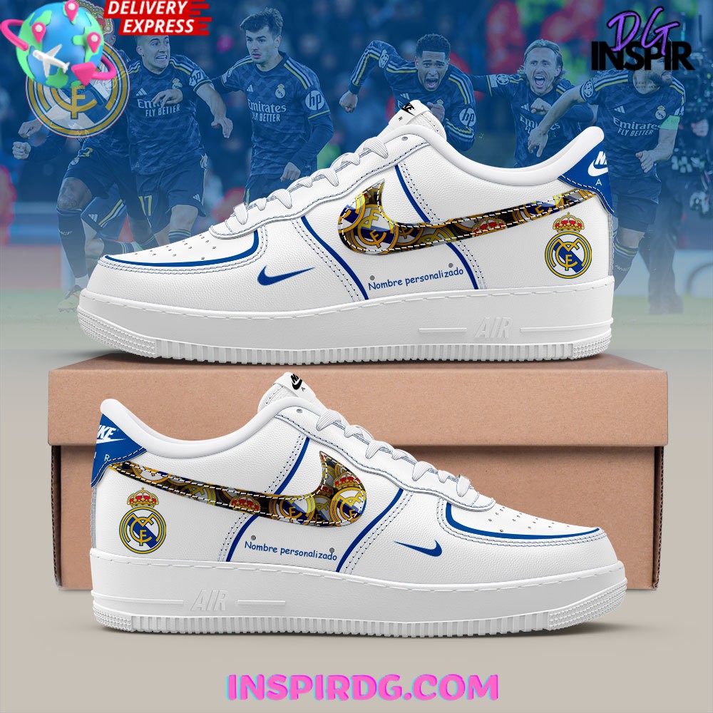 JWFancy Real Madrid Air Low-Top Sneakers Shoes For Men And Women