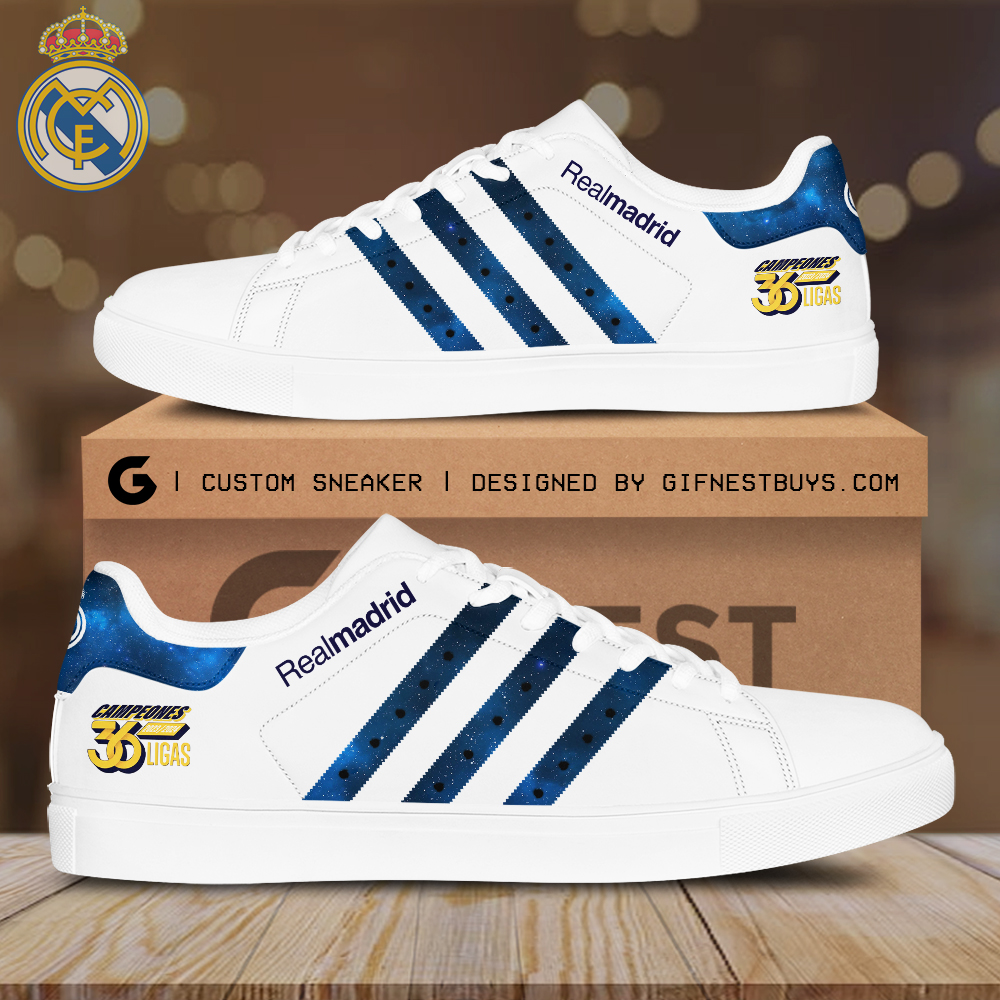 JWFancy Real Madrid CF Skate Stan Shoes Sneakes For Men And Women