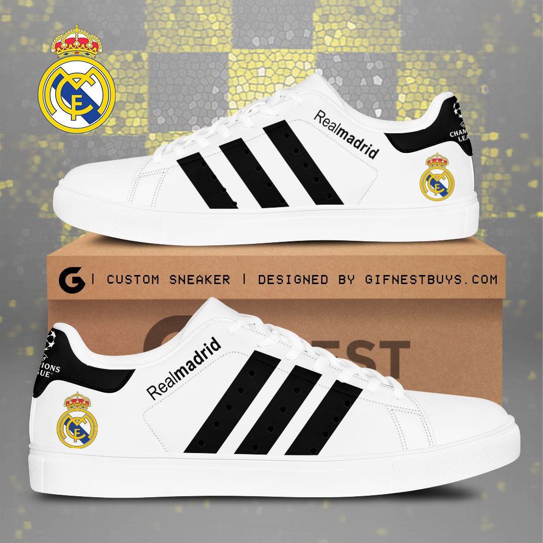 JWFancy Real Madrid CF Skate Stan Shoes Sneakes For Men And Women