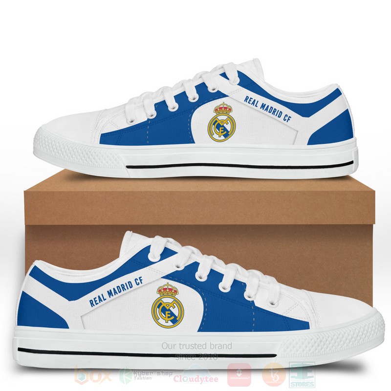 JWFancy Real Madrid Low Top Canvas Sneakers Shoes For Men And Women