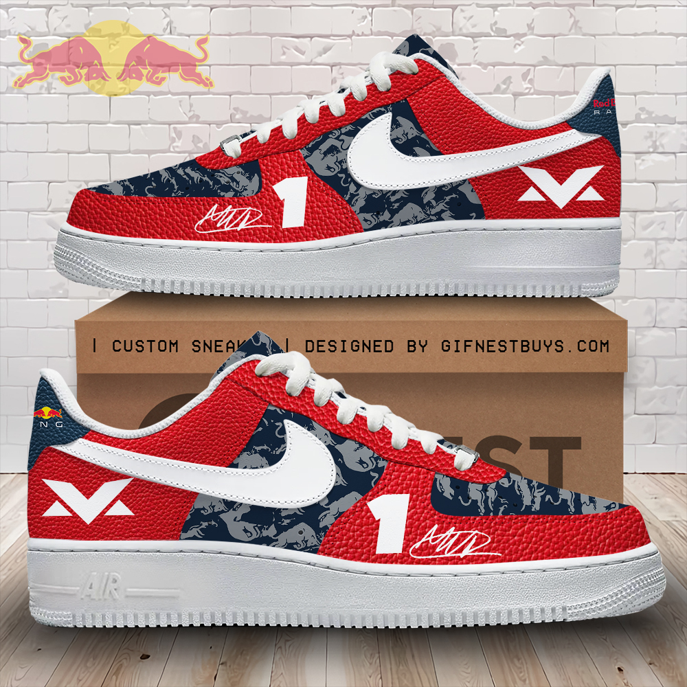 JWFancy Red Bull Racing Air Low-Top Sneakers Shoes For Men And Women