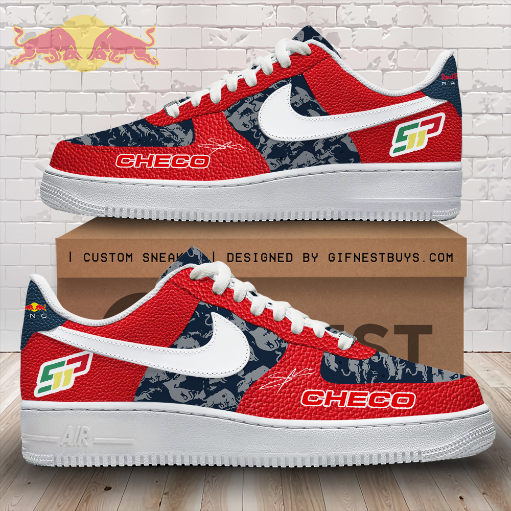 JWFancy Red Bull Racing Air Low-Top Sneakers Shoes For Men And Women