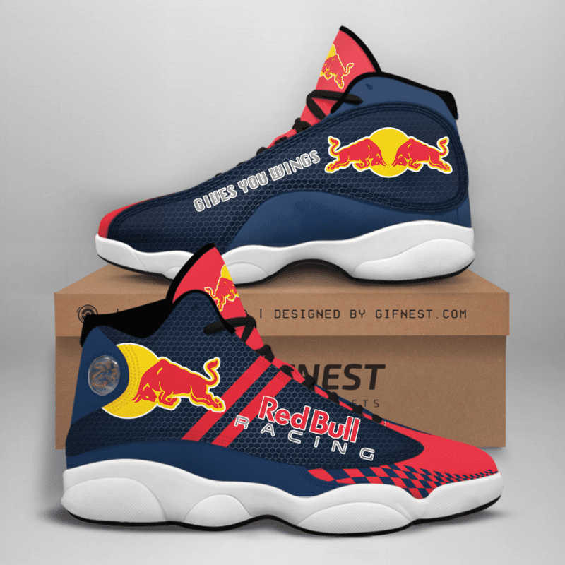 JWFancy Red Bull Racing AJ13 Sneakers Shoes For Men And Women