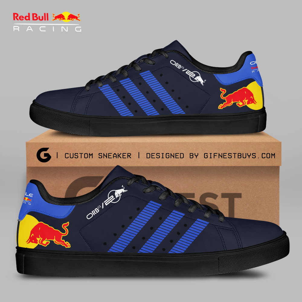 JWFancy Red Bull Racing F1 Skate Stan Shoes Sneakes For Men And Women