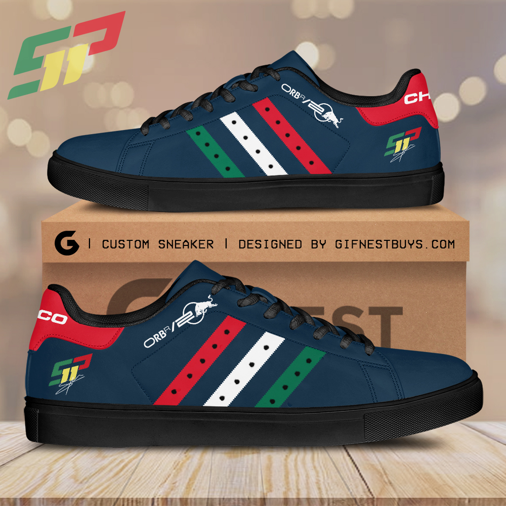 JWFancy Red Bull Racing F1 x Sergio Pérez Skate Stan Shoes Sneakes For Men And Women