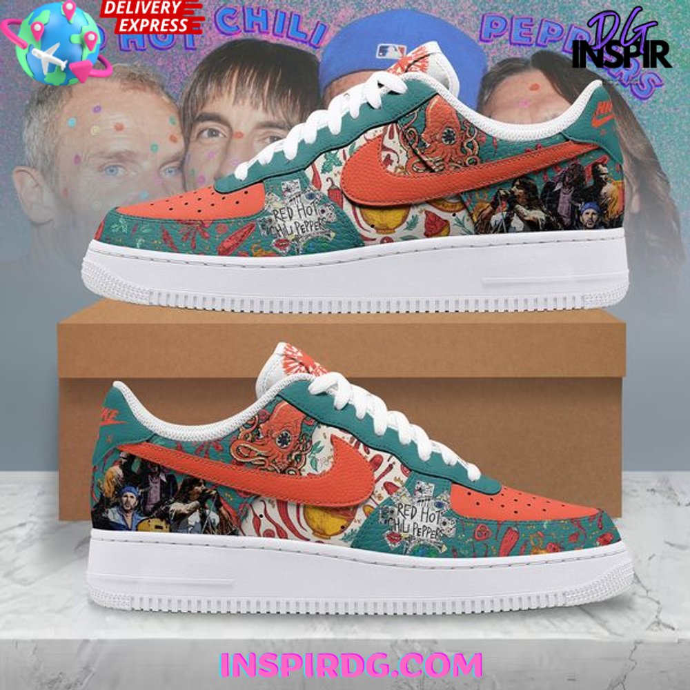 JWFancy Red Hot Chili Peppers Air Low-Top Sneakers Shoes For Men And Women
