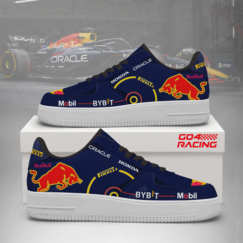 JWFancy Redbull Formula Air Low-Top Sneakers Shoes For Men And Women