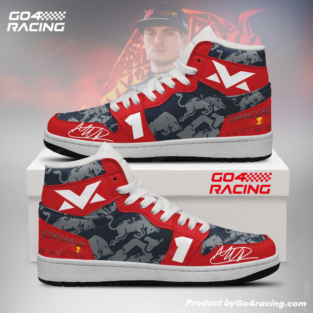 JWFancy Redbull Formula V2 AJ1 High Sneakers Shoes For Men And Women