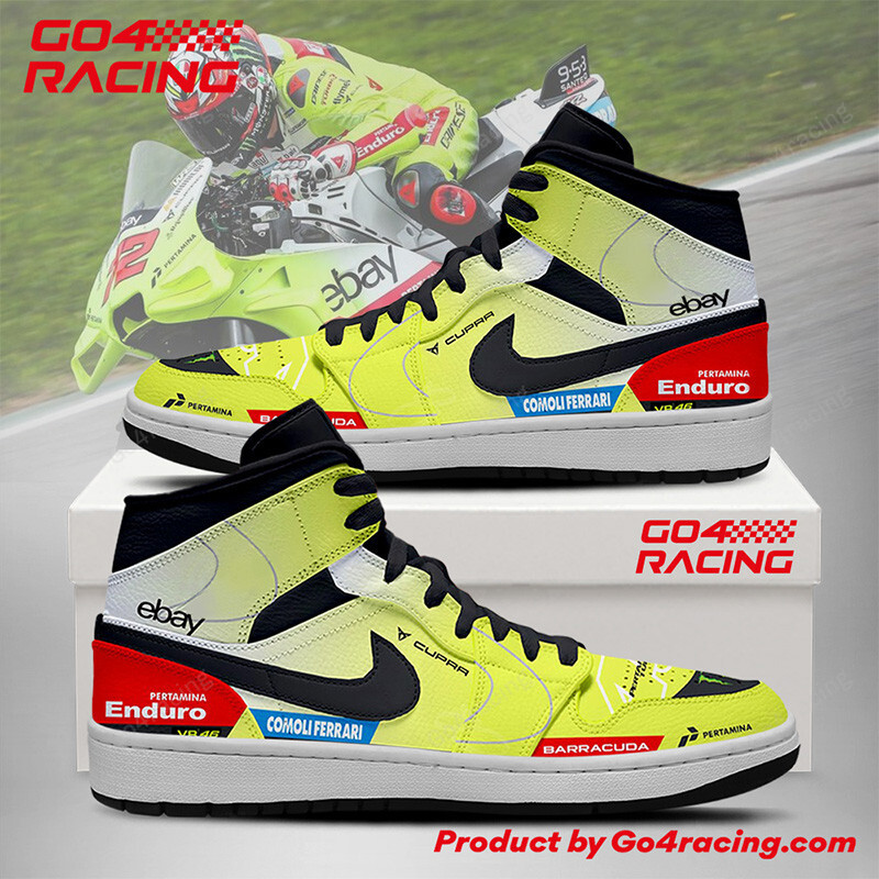 JWFancy Redbull KTM Factory Racing AJ1 High Sneakers Shoes For Men And Women