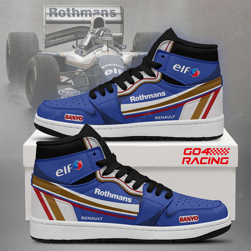 JWFancy Renault Formula AJ1 High Sneakers Shoes For Men And Women