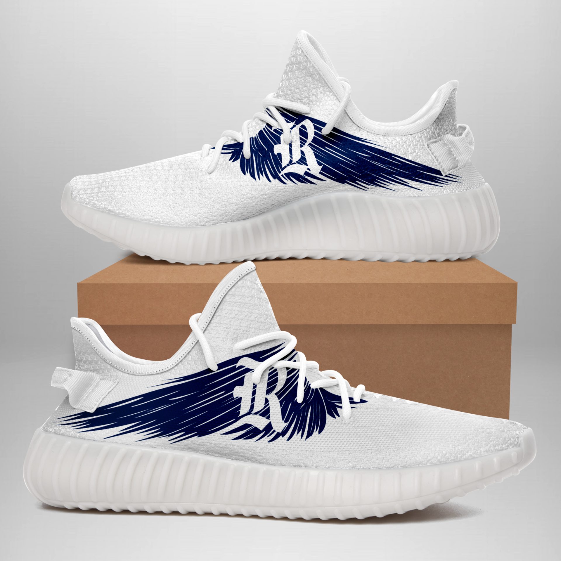 JWFancy Rice Owls Yeezy Boost Shoes For Men And Women