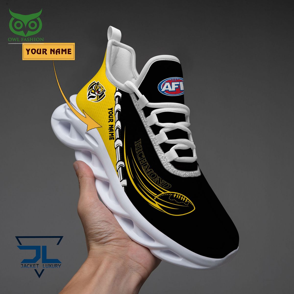 JWFancy Richmond Football Club Max Soul Shoes Sneakers For Men And Women